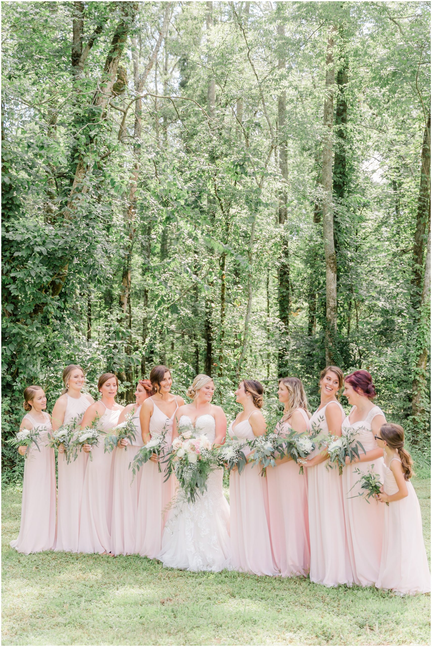 rustic summer wedding at covey creek farm with alyssa rachelle photography