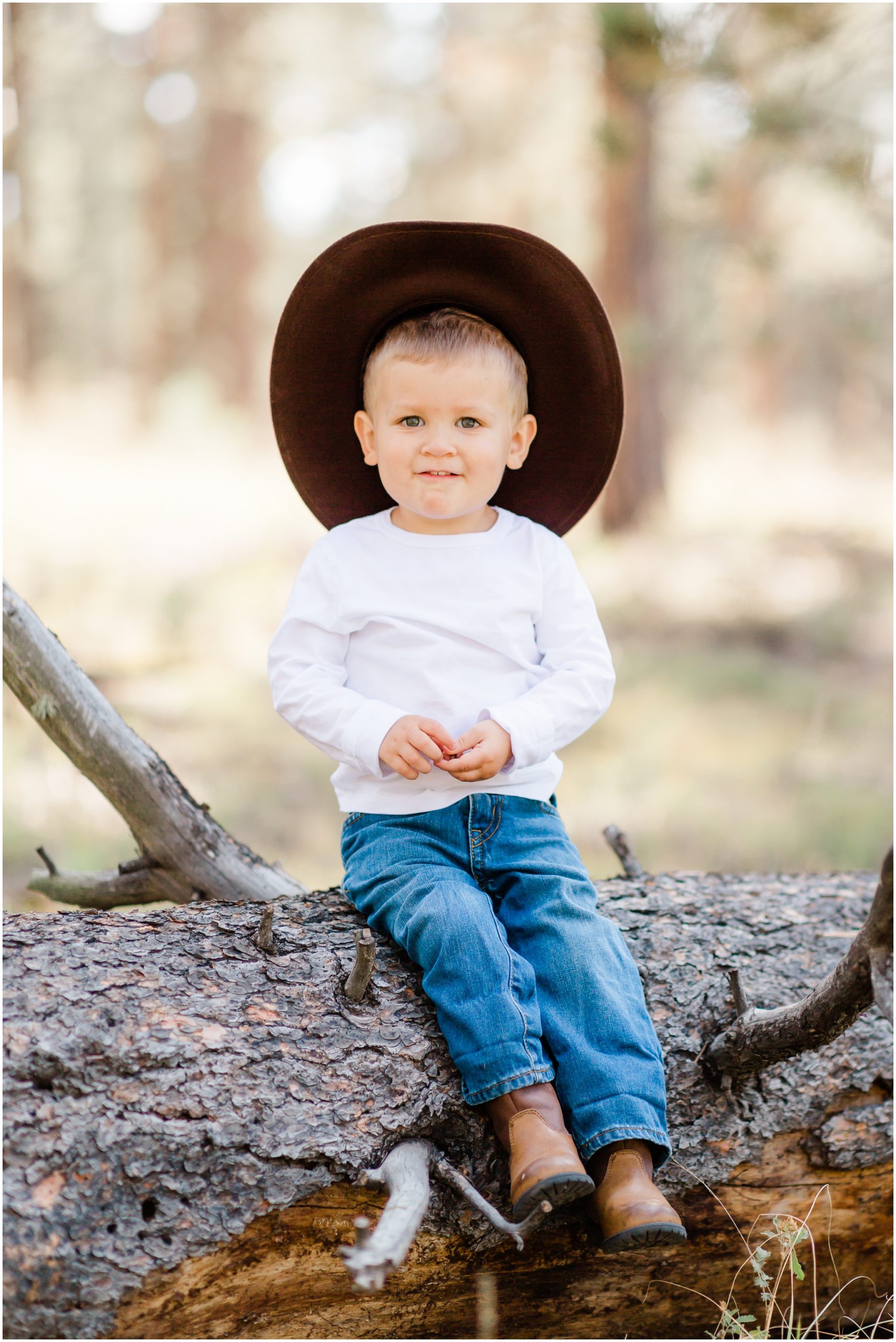 cowboy-themed birthday session with alyssa rachelle photography in pike national forest colorado