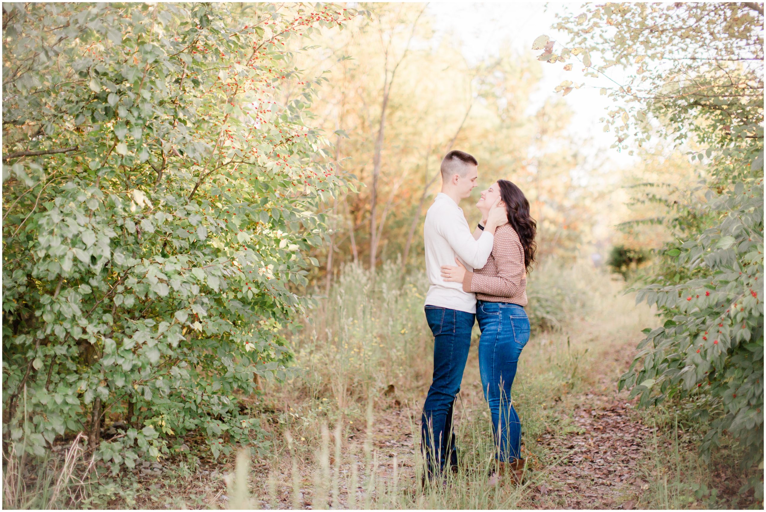 Fall Engagement Session with Mountain Views in Downtown Chattanooga with alyssa rachelle photography
