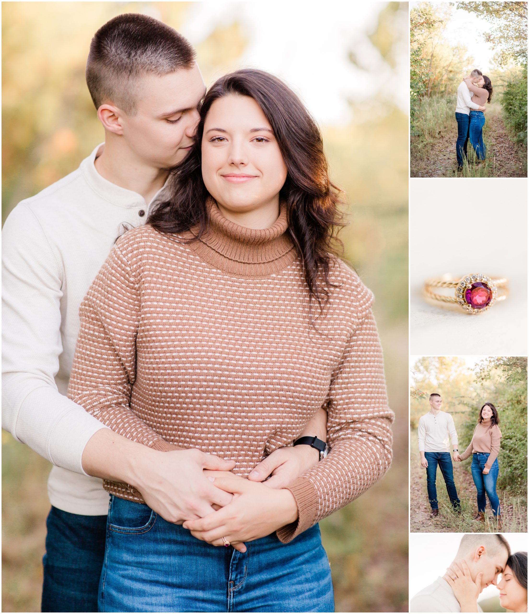 Engagement Session with Lookout Mountain Views with alyssa rachelle photography