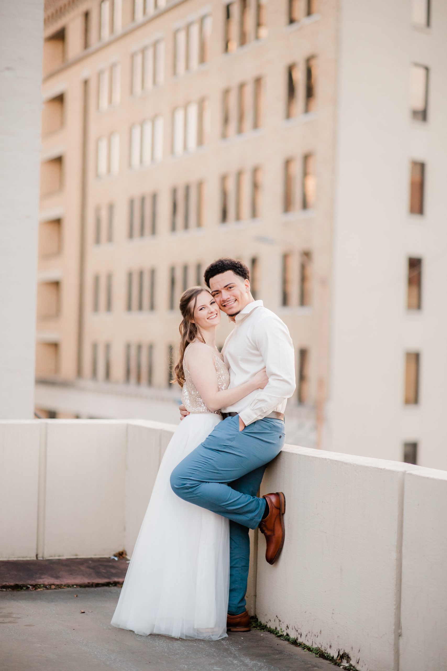 engagement session in historic downtown chattanooga with alyssa rachelle photography