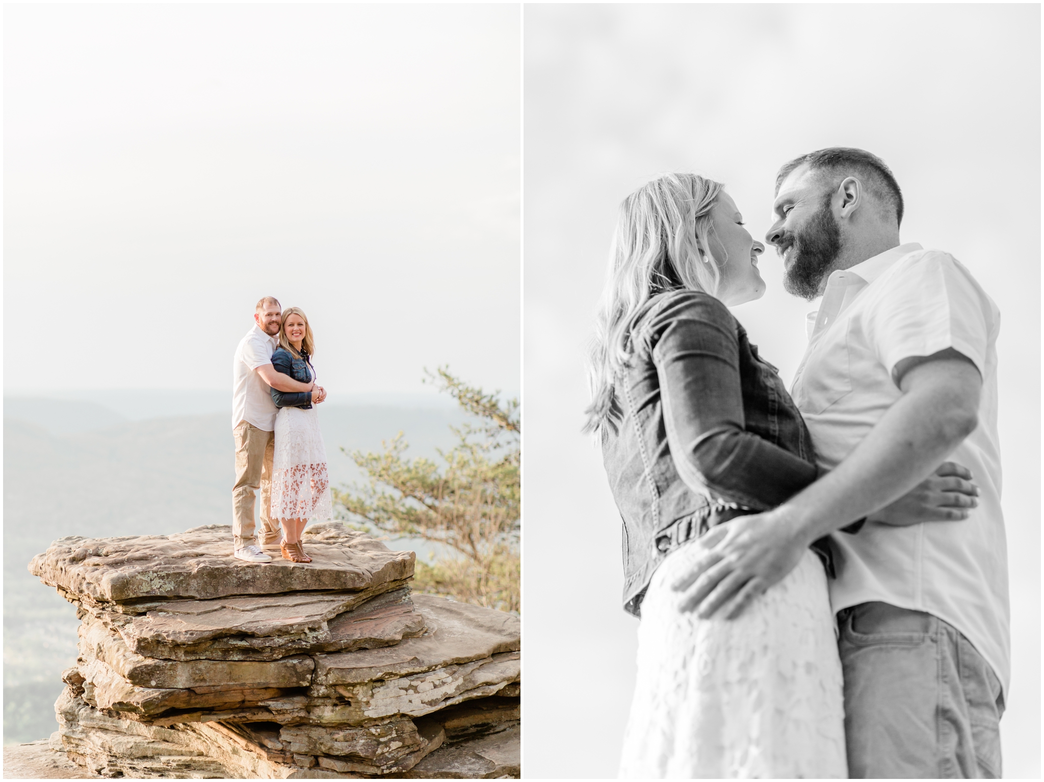 A Lookout Mountain Engagement Session by alyssa rachelle photography