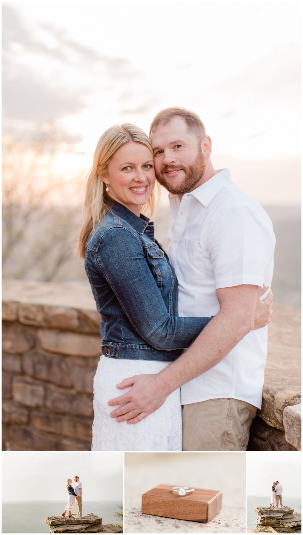 A Lookout Mountain Engagement Session by alyssa rachelle photography