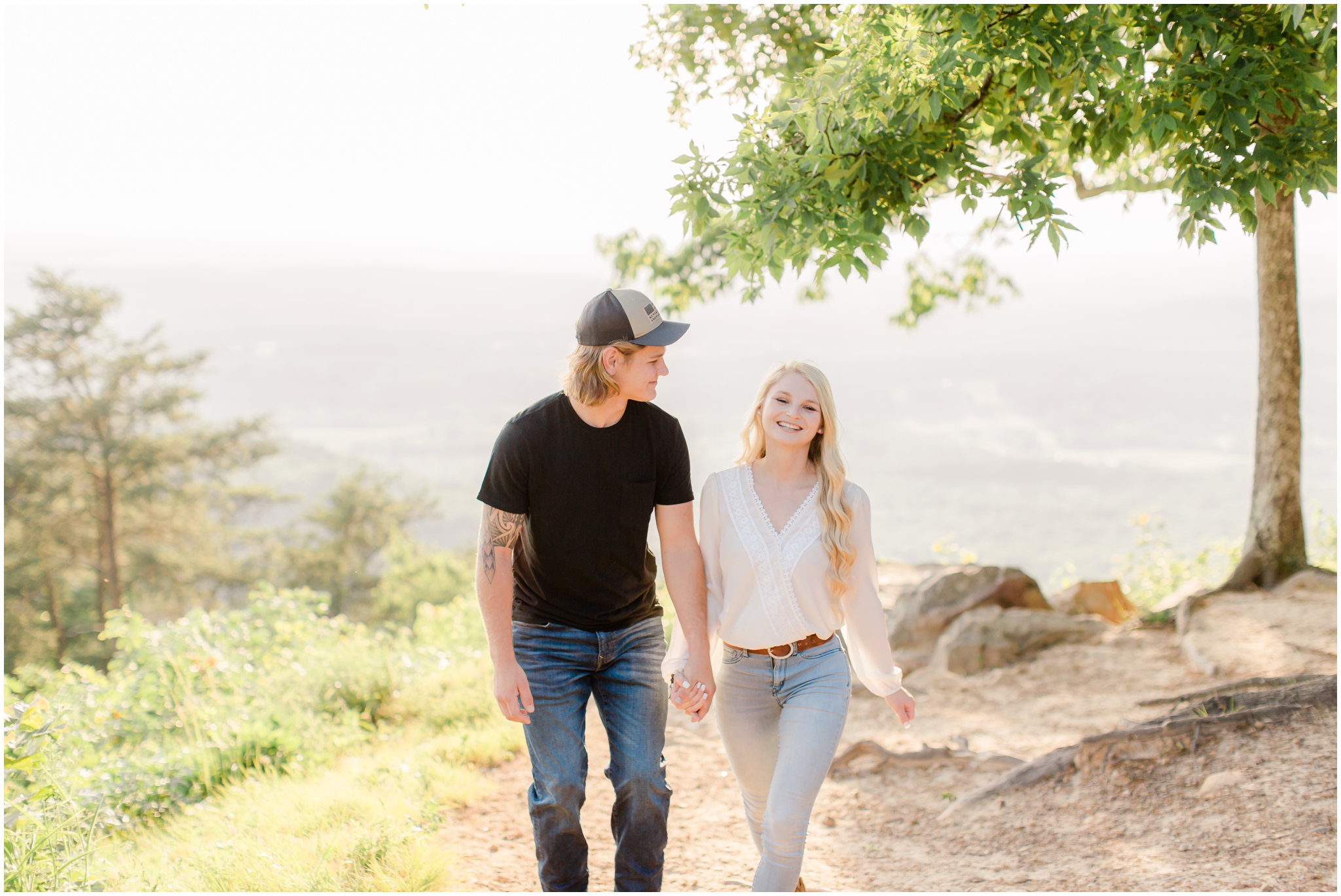 Chilhowee Overlook in Benton, TN Engagement Session with Alyssa Rachelle Photography