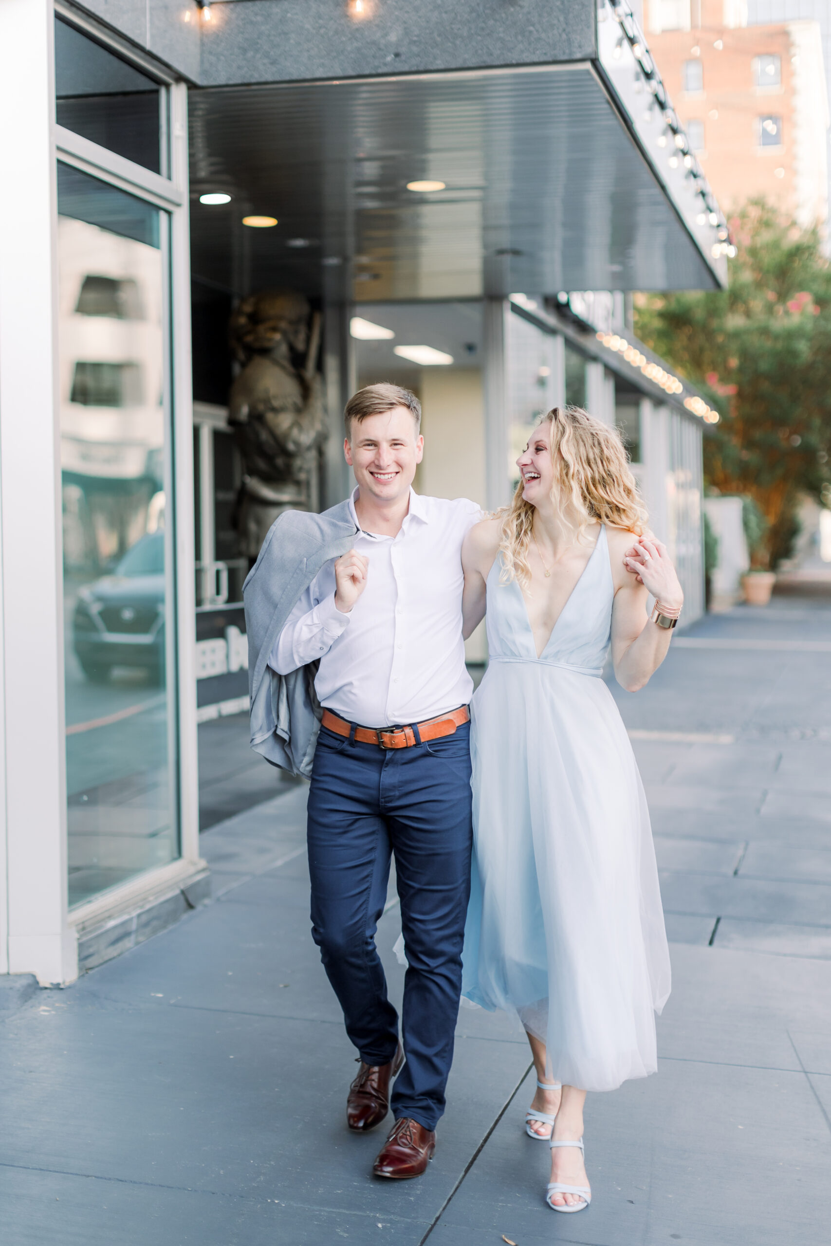 engagement photo shoot in west village chattanooga by chattanooga photographer alyssa rachelle photography