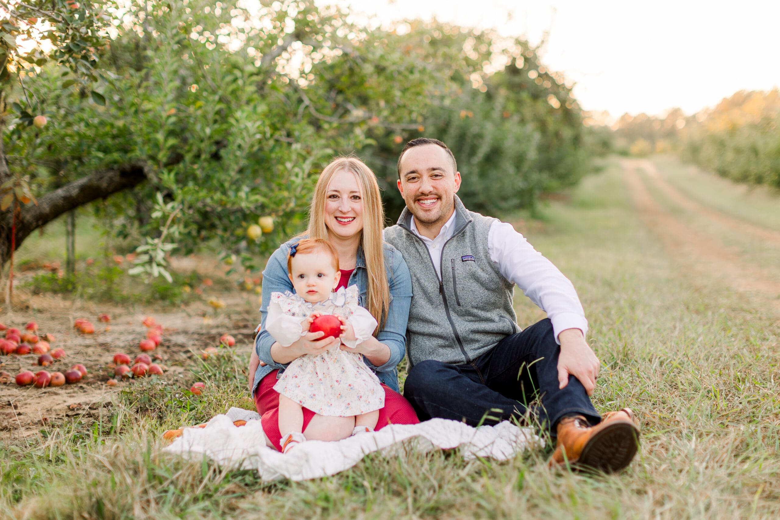 milestone session at an apple orchard with chattanooga family photographer alyssa rachelle photography