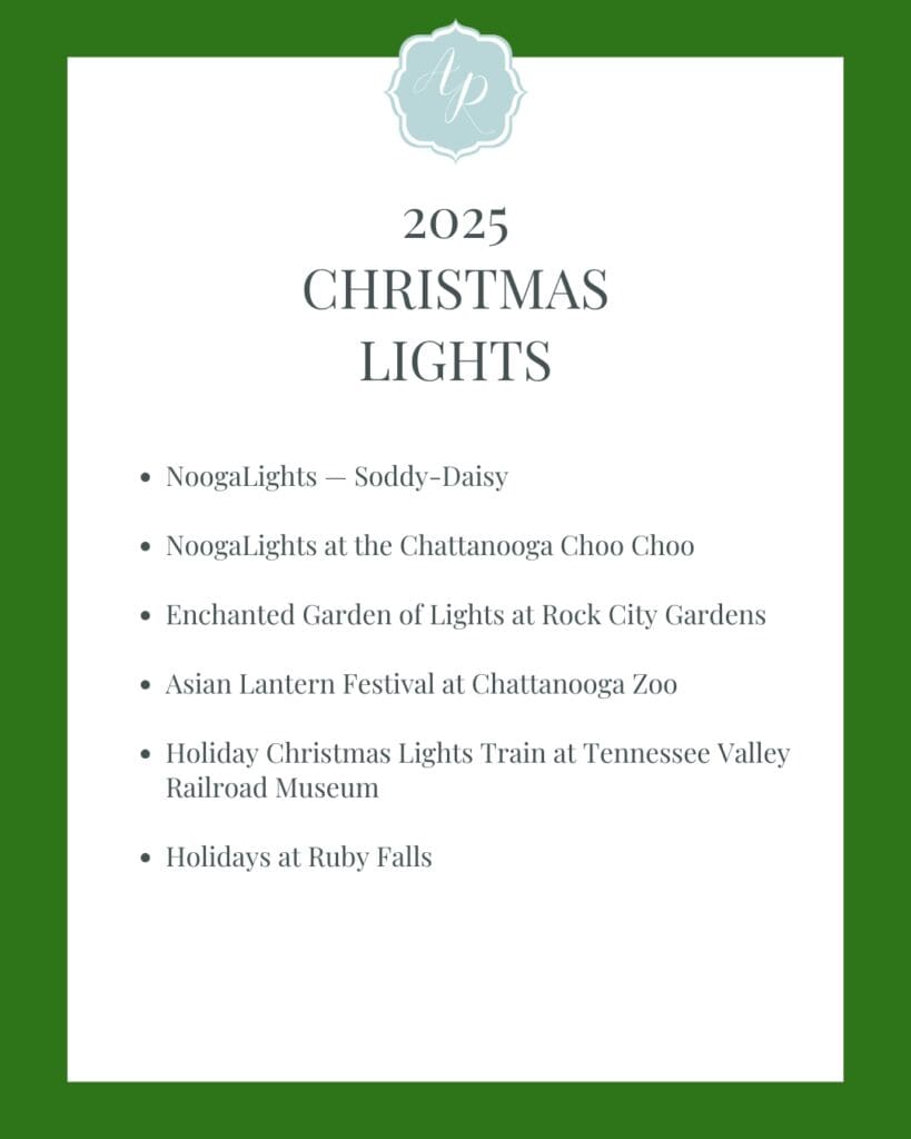 2025 christmas lights in chattanooga
